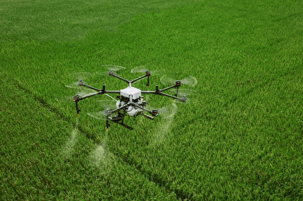 Uso de Drones en la Fertilización de Cultivos