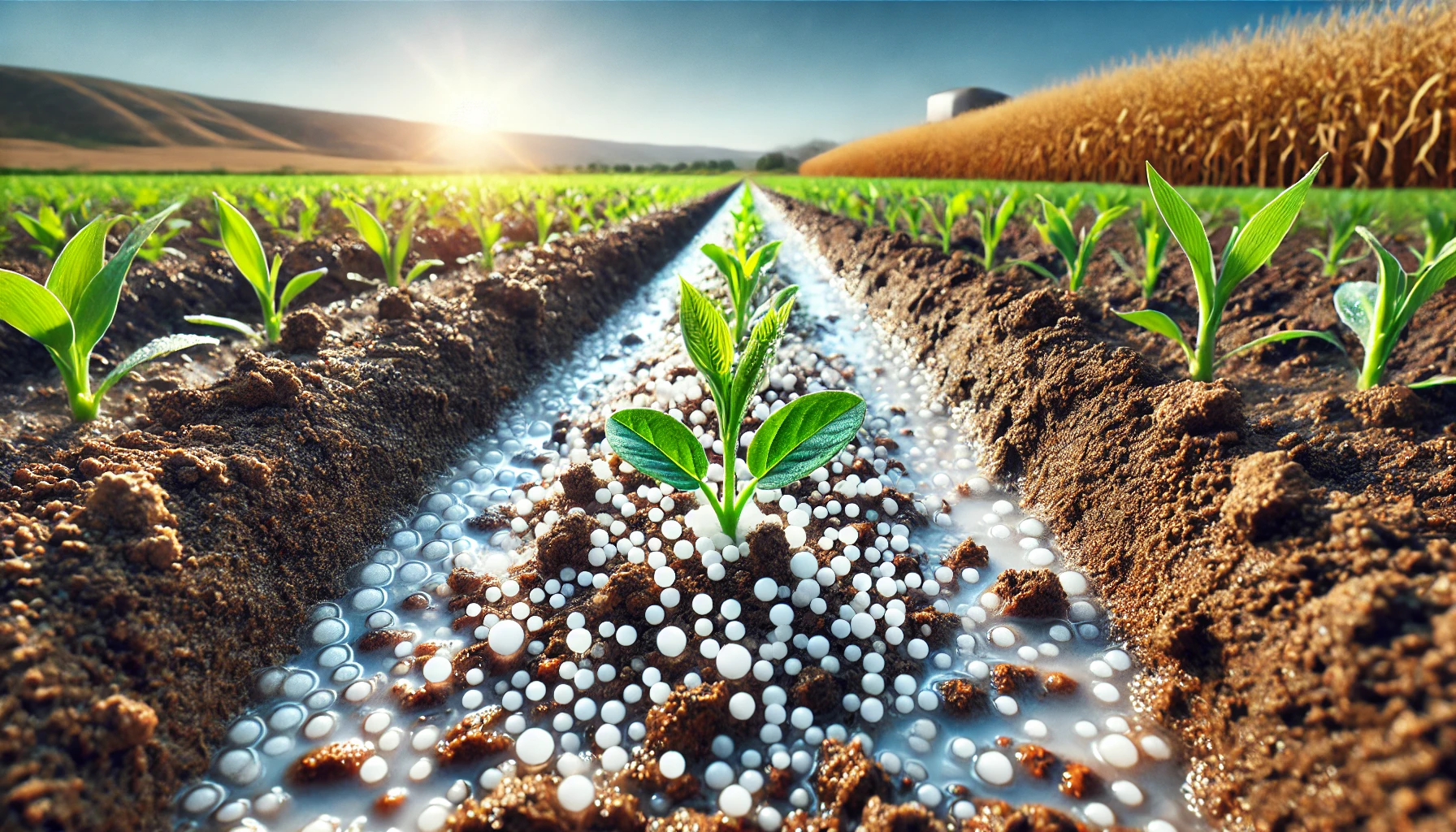 Uso de Polímeros de Potasio en Campos de Secano