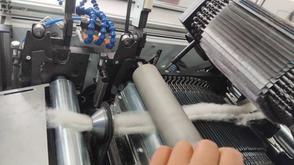 Peinado de mechas de Fibra de Alpaca