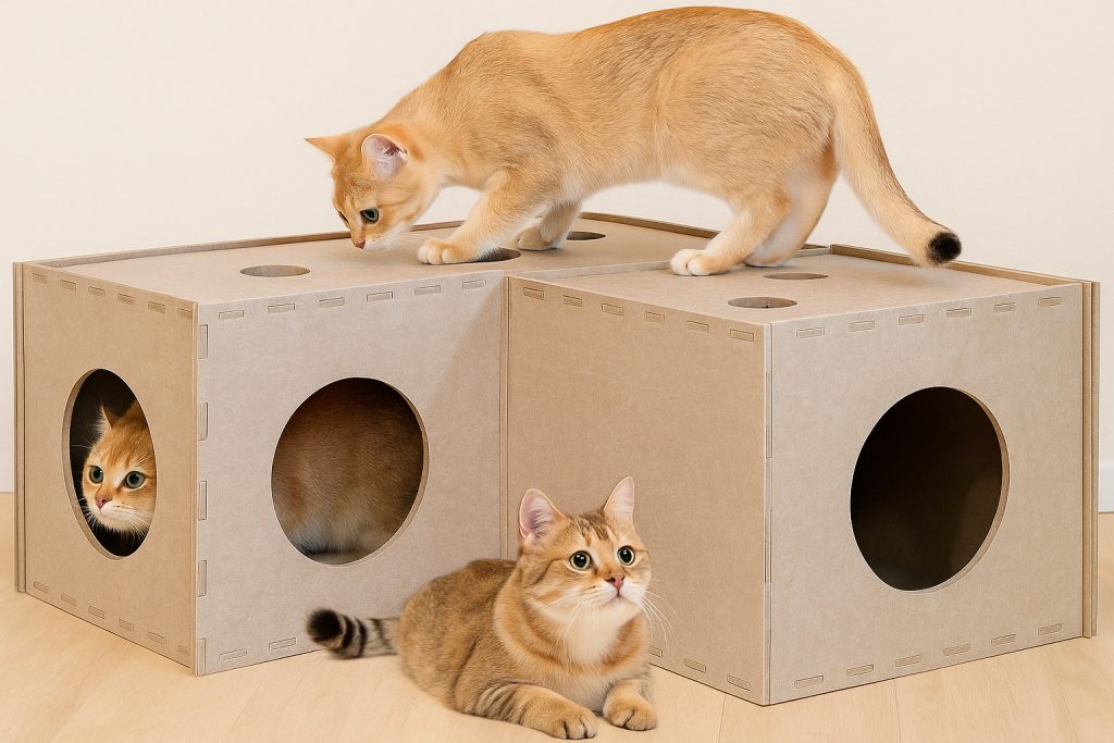 Túneles y estructuras para esconderse para gatos Túneles y estructuras para esconderse para gatos